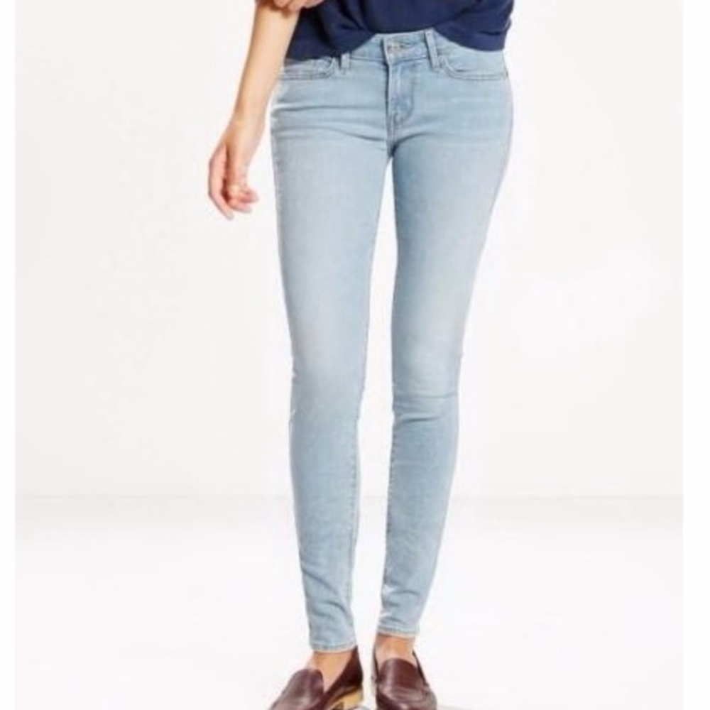 Levi's Light Blue Skinny Jeans for Women